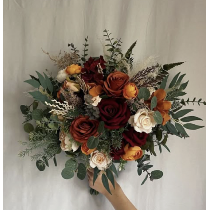 25/10 - Composition d'un bouquet rond Automnal
