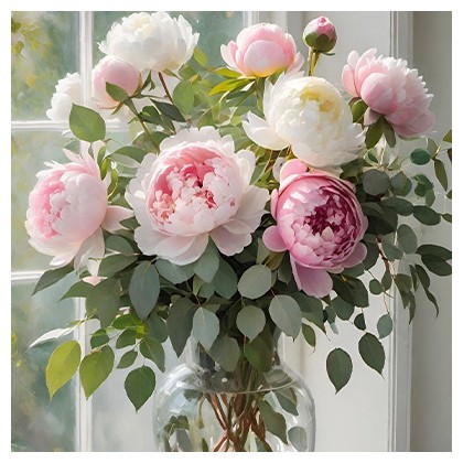 09/05 - Création d’un bouquet de pivoines