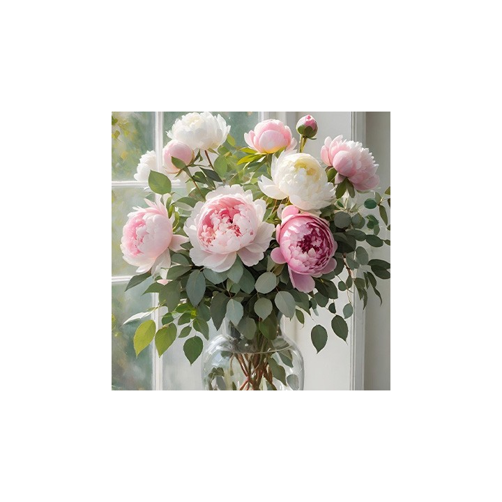 25/04 - Création d’un bouquet de pivoines